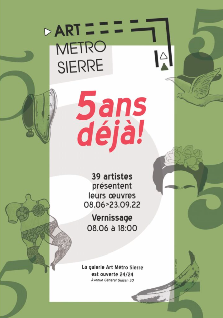 « 5 ans déjà ! » – 8.06.2022/23.09.2022